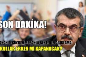Son dakika! Okullar erken kapanacak mı? Bakan Tekin’den merakla beklenen açıklama: 180 gün tamamlanacak
