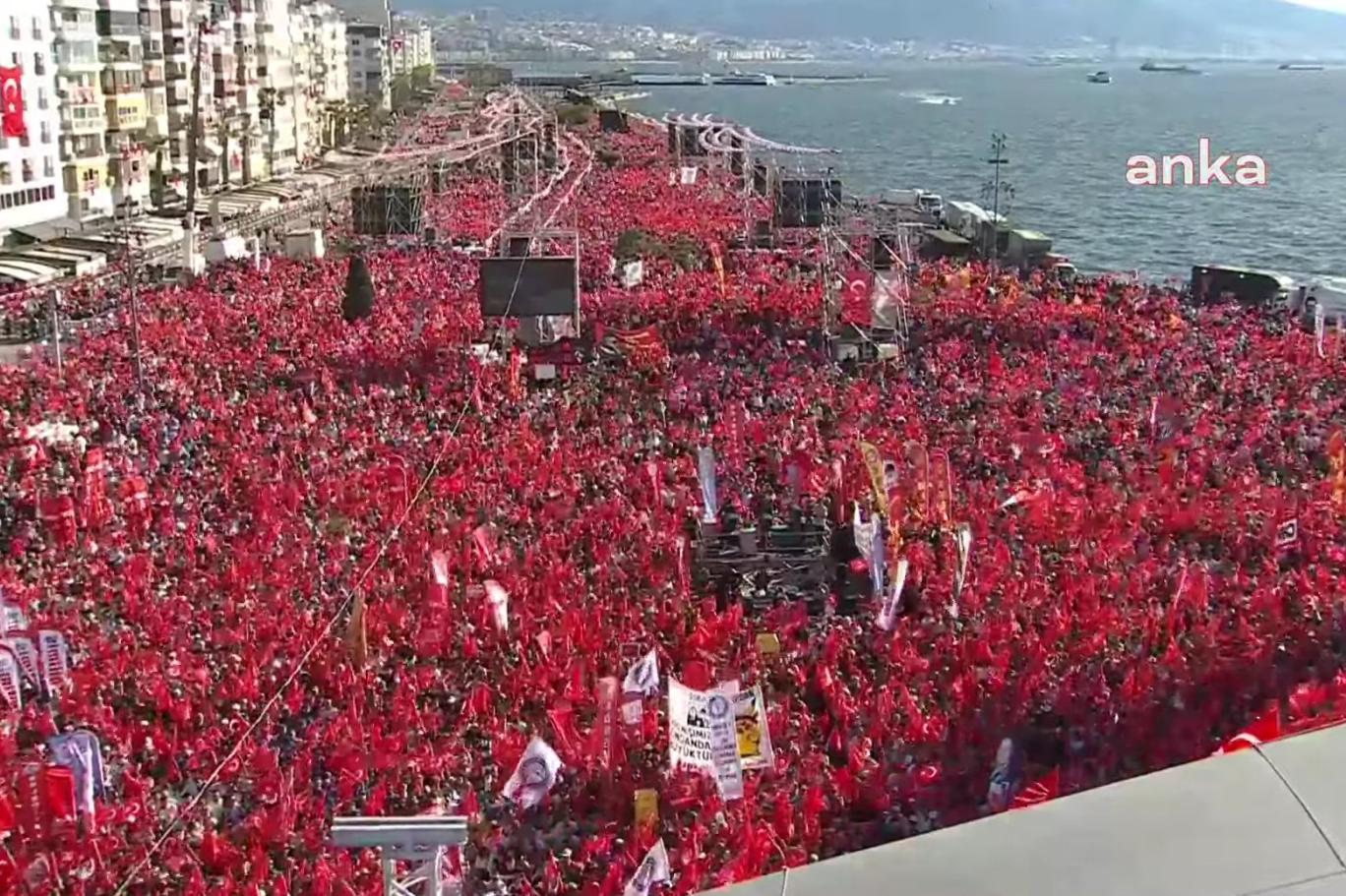 CHP’nin 19 Mayıs Mitingi İzmir’de Başladı