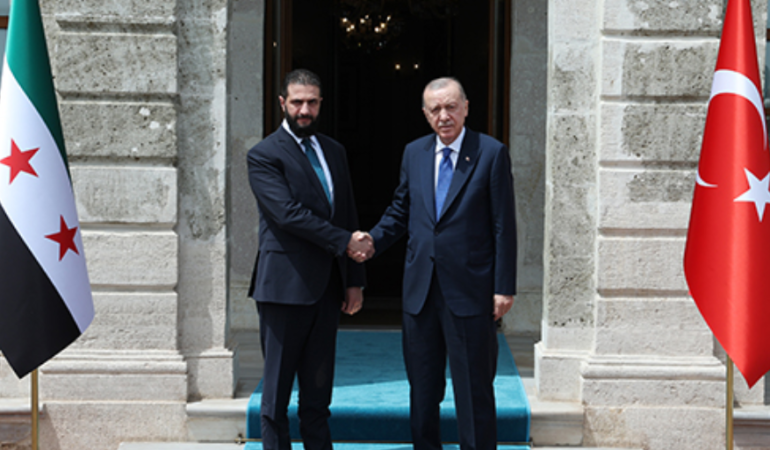 Beklenmedik Zirve İstanbul’da: Erdoğan ve Şara 2.5 Saat Boyunca Bölgesel Gelişmeleri Ele Aldı