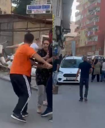 Alacak Verecek Meselesinde Ortalık Savaş Alanına Döndü: Taşlar Sopalar Havada Uçuştu