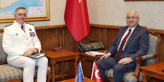 Bakan Güler, NATO Müttefik Dönüşüm Yüksek Komutanı Vandier’i ile Görüştü