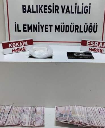 Balıkesir’de Uyuşturucu Operasyonu: 2 Tutuklama