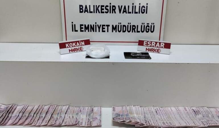 Balıkesir’de Uyuşturucu Operasyonu: 2 Tutuklama
