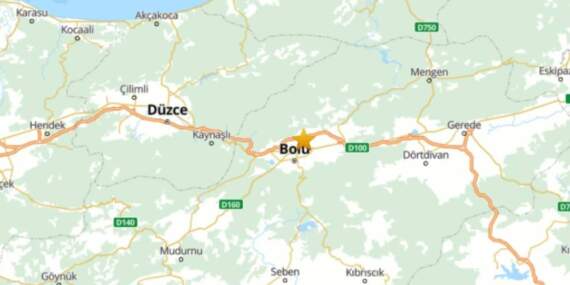 Bolu’da Gece Yarısı Korkutan Deprem