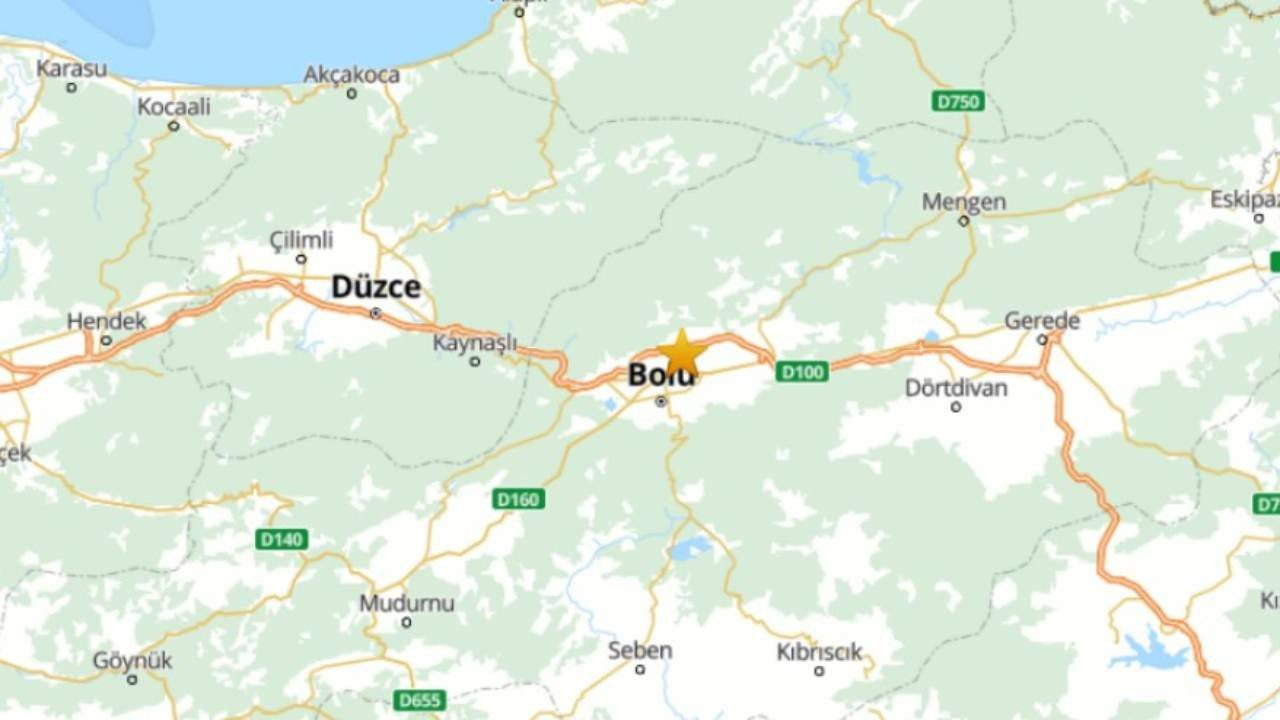 Bolu’da Gece Yarısı Korkutan Deprem