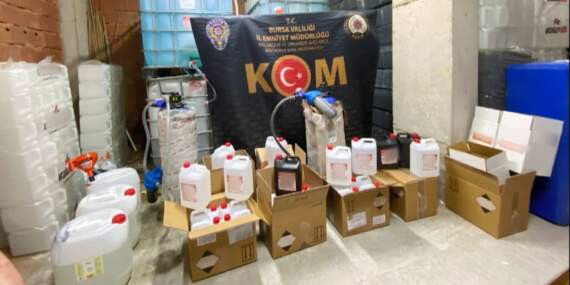 Bursa’da Ele Geçirildi! Binlerce Litre…
