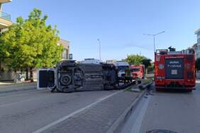 Bursa’da Feci Kaza: Polis Aracı Takla Attı! 5 Yaralı