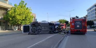 Bursa’da Feci Kaza: Polis Aracı Takla Attı! 5 Yaralı