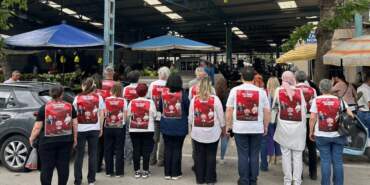 CHP’den TMSF’ye Karşı Eylem! Miting Duyurusunu Sırtlarıyla Yaptılar