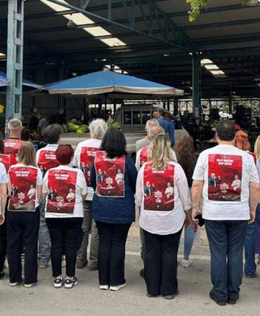 CHP’den TMSF’ye Karşı Eylem! Miting Duyurusunu Sırtlarıyla Yaptılar