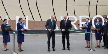 Cumhurbaşkanı Erdoğan, Azerbaycan Cumhurbaşkanı Aliyev’le Laçın Havalimanı’nın Açılışını Yaptı