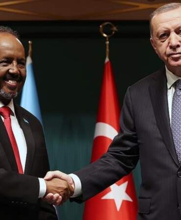 Cumhurbaşkanı Erdoğan, Somali Cumhurbaşkanı Mahmud ile Görüştü