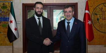 Cumhurbaşkanı Yardımcısı Yılmaz, Suriye Cumhurbaşkanı Şara ile Görüştü