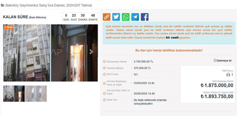 Yarı fiyatına ihaleyle konut satışı... İşte ayrıntılar - 7