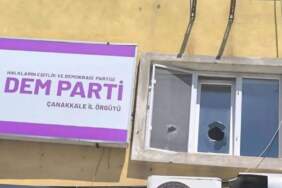 DEM Parti İl Binasına Taşlı Saldırı