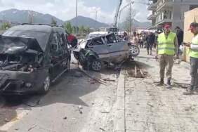 Erzurum’da Dehşet Anları: Beton Mikseri Onlarca Aracı Biçti