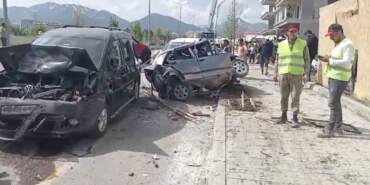 Erzurum’da Dehşet Anları: Beton Mikseri Onlarca Aracı Biçti