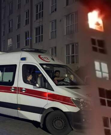 Esenyurt’ta Yangın Paniği: Alevlerden Kaçmak İçin 8. Kattan Atladı