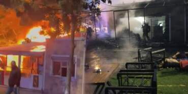 Facianın Eşiğinden Dönüldü! Silivri’de Kafede Korkutan Yangın: Bir Anda Alevlere Teslim Oldu