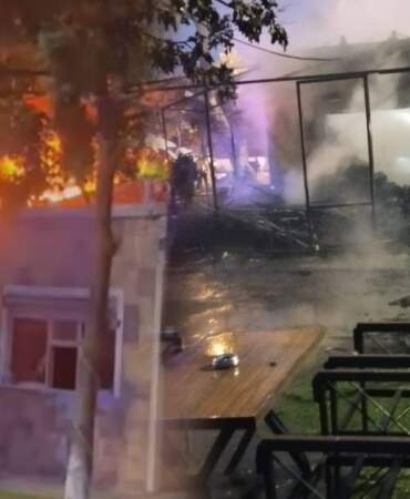 Facianın Eşiğinden Dönüldü! Silivri’de Kafede Korkutan Yangın: Bir Anda Alevlere Teslim Oldu
