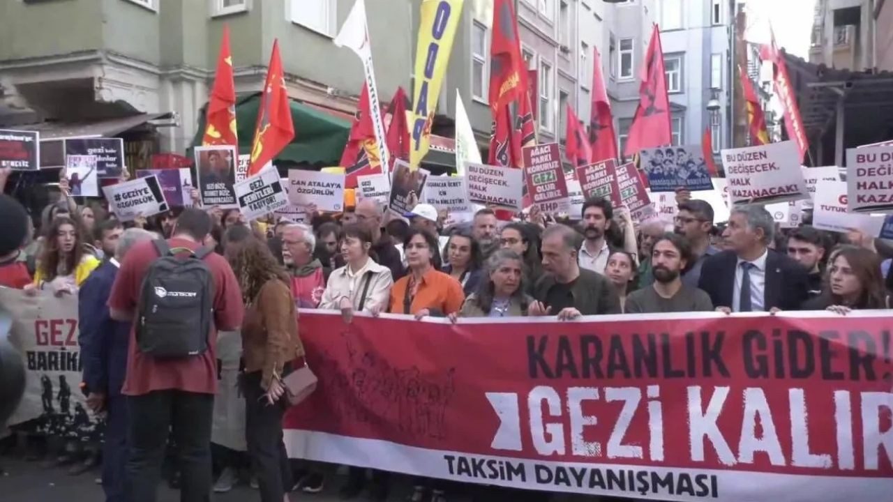 Gezi Eylemlerinin 12. Yılında Taksim’de Anma