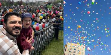 Her Şey Bir Çocuğun Dileği İçin… Ali Asaf’ın Balonları Gökyüzünde