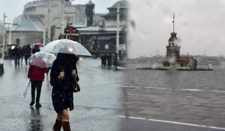 İstanbul’a Yaz Gelmiyor! Meteoroloji Uyardı: Çok Kuvvetli Vuracak