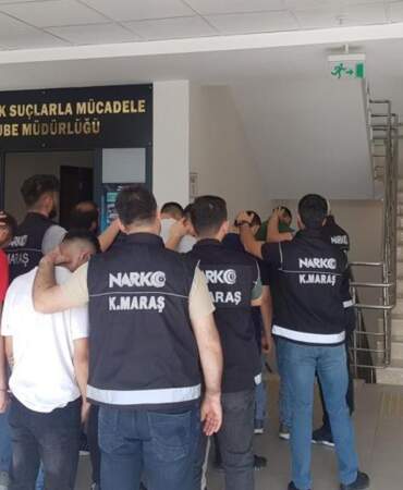 Kahramanmaraş’ta 14 Zehir Taciri Tutuklandı