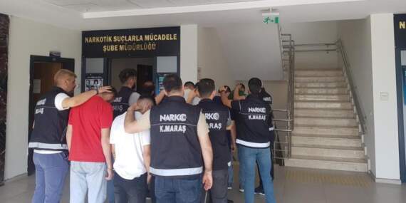 Kahramanmaraş’ta 14 Zehir Taciri Tutuklandı