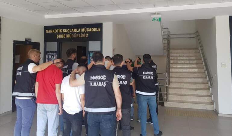 Kahramanmaraş’ta 14 Zehir Taciri Tutuklandı