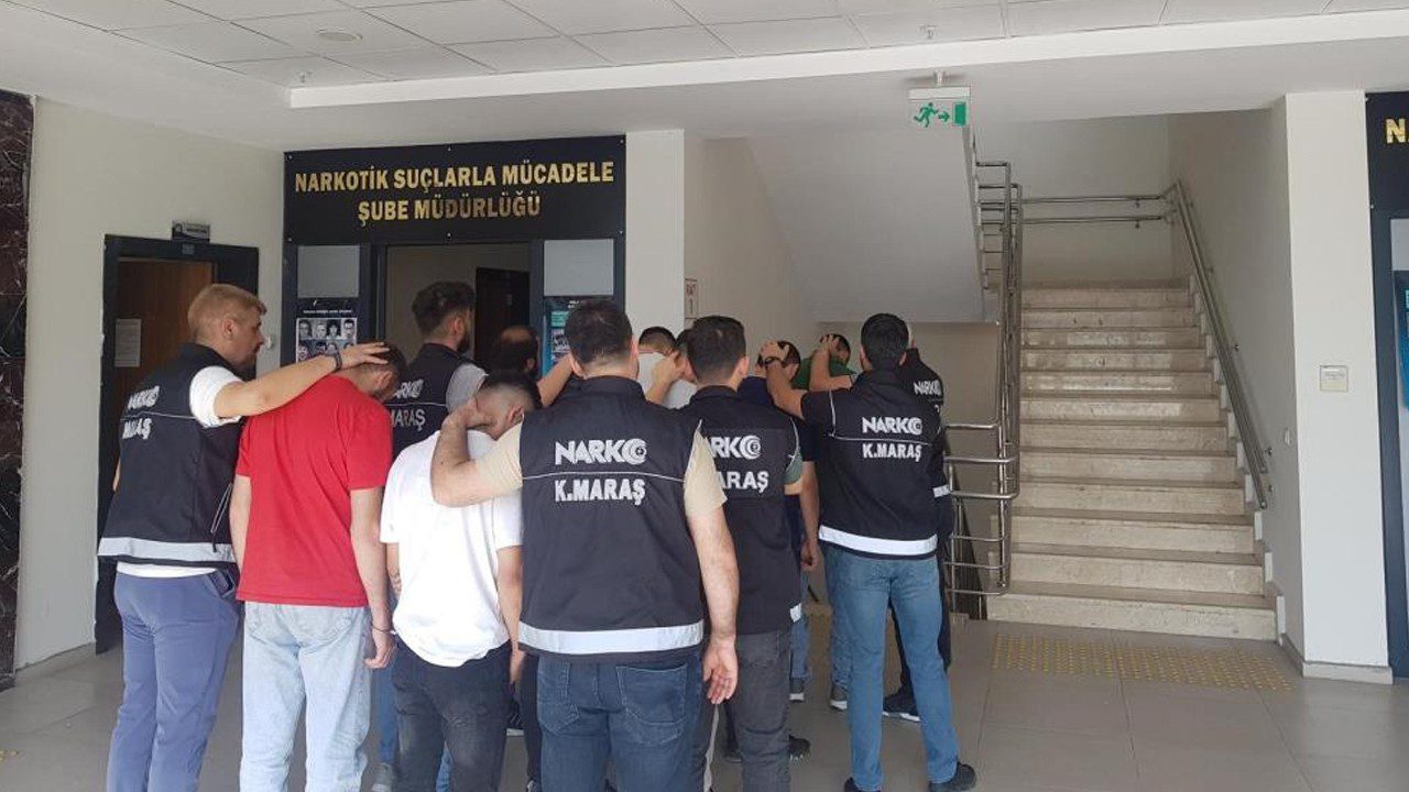 Kahramanmaraş’ta 14 Zehir Taciri Tutuklandı