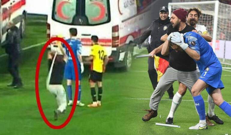 Kaleciye Direkle Saldırmıştı, Cezası Belli Oldu