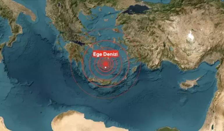 Kandilli Duyurdu: Ege Denizi’nde Deprem