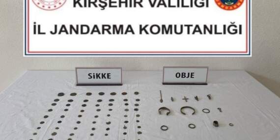 Kırşehir’de Tarihi Eser Operasyonu! Onlarca Obje Ele Geçirildi