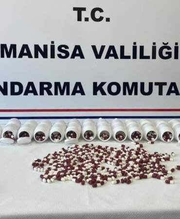 Manisa’da 2 Bin 415 Tane Uyuşturucu Hap Ele Geçirildi