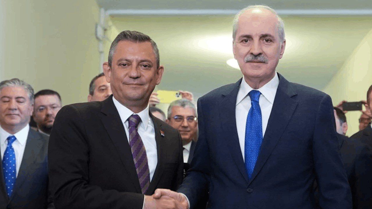 Meclis Başkanı Kurtulmuş-CHP Lideri Özel Görüşmesi Başladı