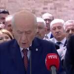 MHP Lideri Bahçeli, Aylar Sonra İlk Kez Konuştu