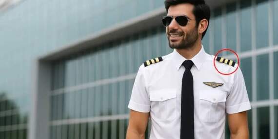 Pilotların Üniformalarındaki Çizgilerin Sırrı Çözüldü! Meğer Bu Anlama Geliyormuş