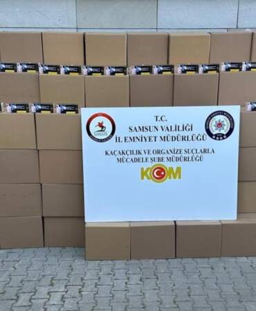 Samsun’da Dev Operasyon! 2 Milyon 260 Bin Adet…