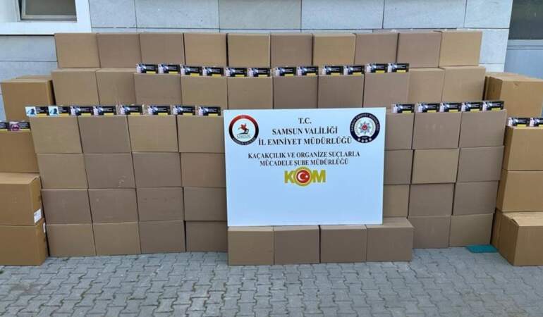 Samsun’da Dev Operasyon! 2 Milyon 260 Bin Adet…