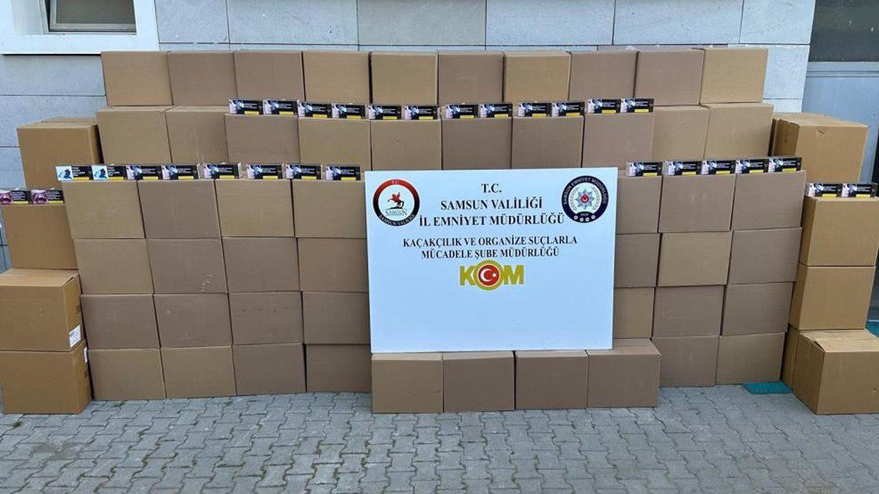 Samsun’da Dev Operasyon! 2 Milyon 260 Bin Adet…