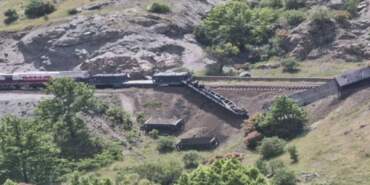 Yük Treni Raydan Çıktı: O Anlar Kamerada