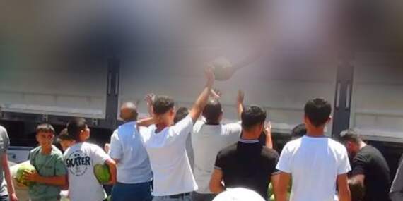 1 Saatte 30 Tonu Tükendi! Bedava Olduğunu Duyan Akın Etti