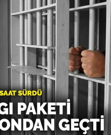 Yaklaşık 20 bin kişiye tahliye yolu gözüktü: 10. Yargı Paketi komisyondan geçti