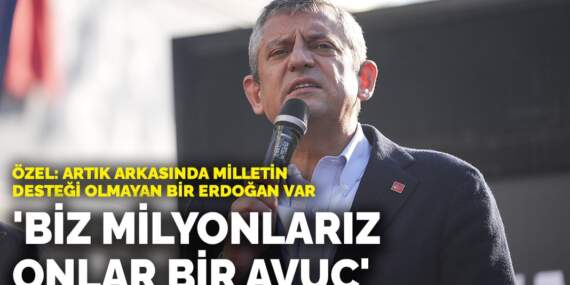 Özel Antalya’da seslendi: Biz milyonlarız, onlar bir avuç