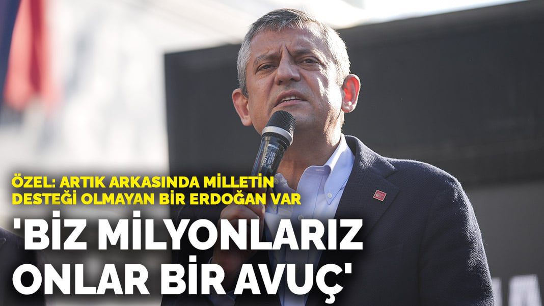 Özel Antalya’da seslendi: Biz milyonlarız, onlar bir avuç