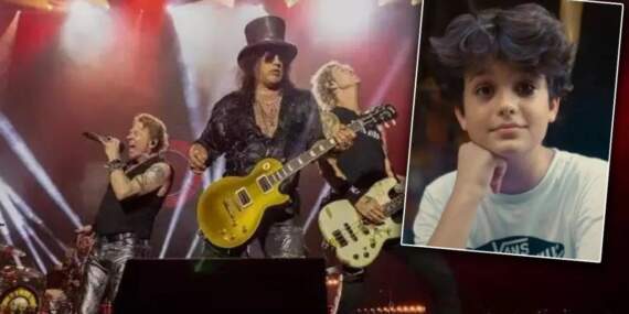 Guns N’ Roses, Mattia Ahmet Minguzzi’yi andı
