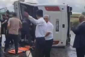 Yozgat’ta yolcu otobüsü devrildi: 3 ölü, 19 yaralı