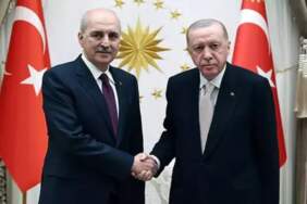 Erdoğan, TBMM Başkanı Kurtulmuş’u kabul etti