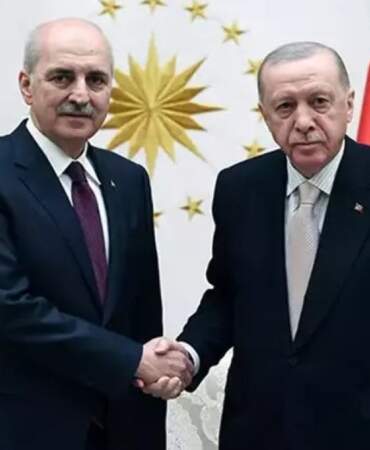 Erdoğan, TBMM Başkanı Kurtulmuş’u kabul etti
